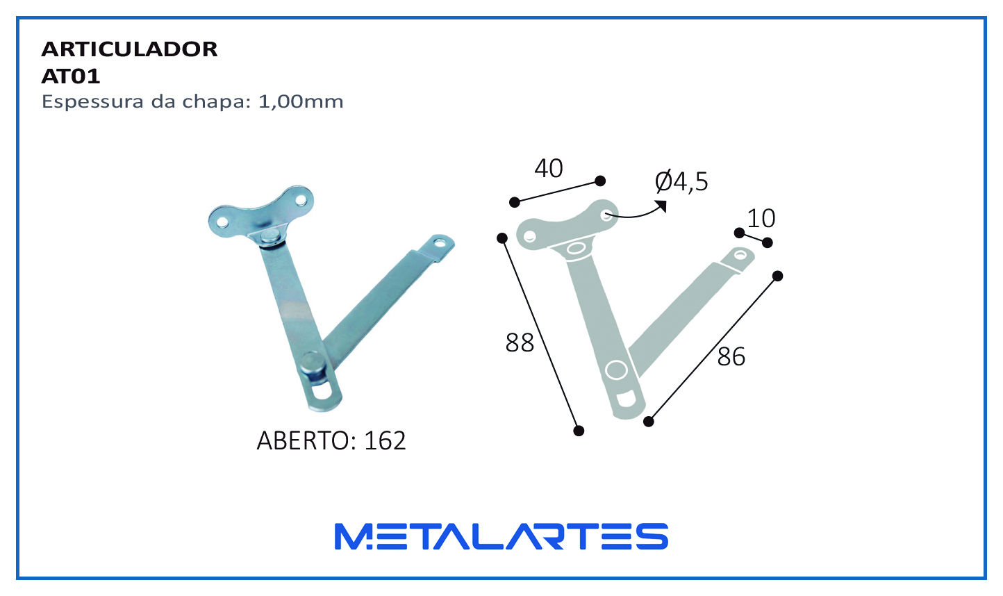 ARTICULADOR AT01 169MM