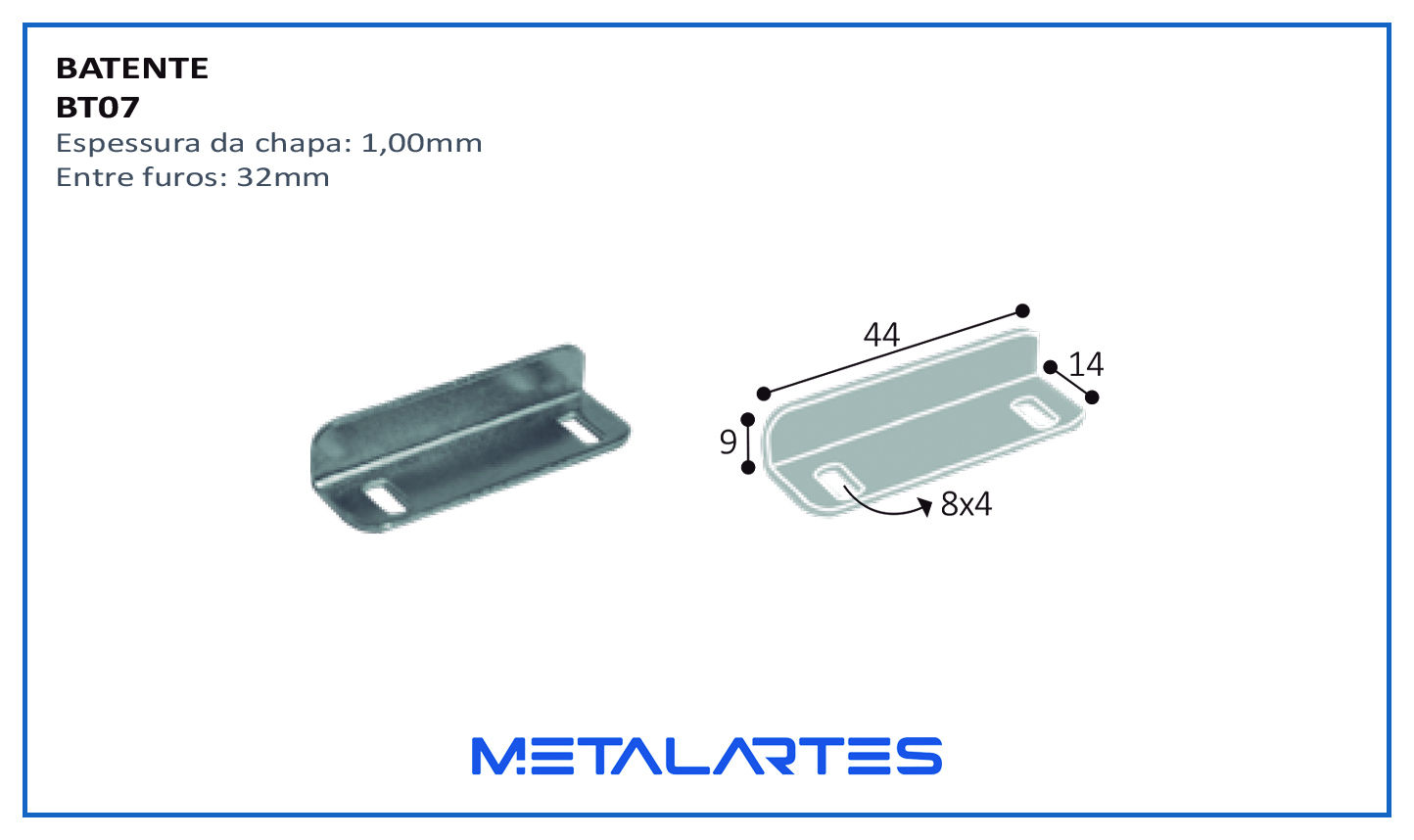 BATENTE BT07 45X14X9MM