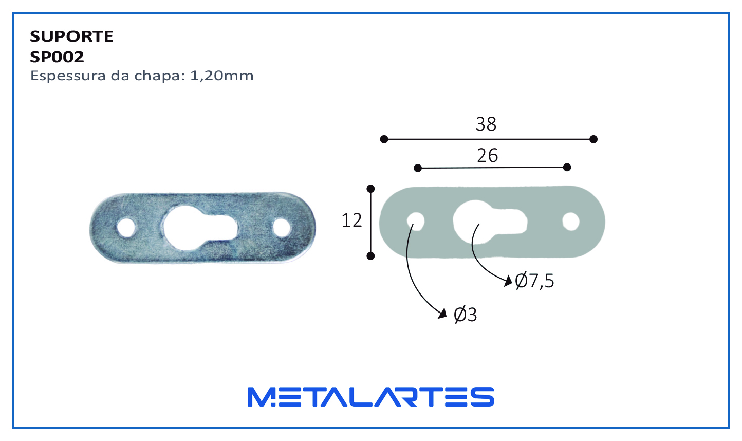 SUPORTE SP002 MOLDURA