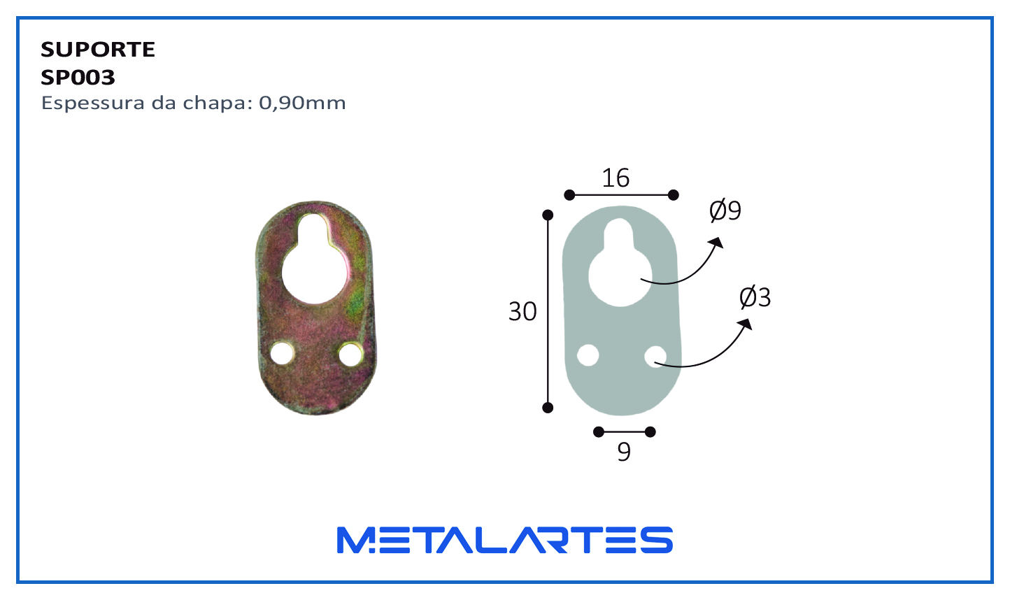 SUPORTE SP003 MOLDURA